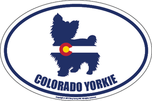Colorado Breed Sticker Yorkie