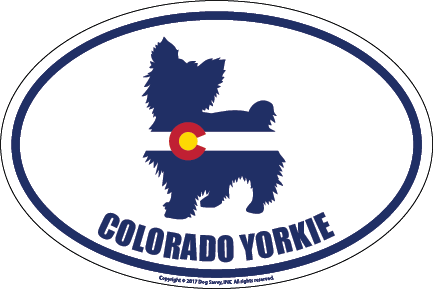 Colorado Breed Sticker Yorkie