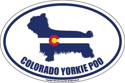 Colorado Breed Sticker Yorkie Poo